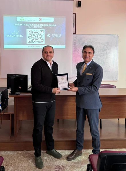 Fakültemizde “Sağlıkta Yapay Zeka Devrimi” Konulu Seminer Gerçekleştirildi